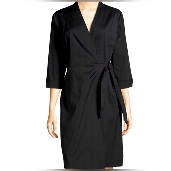 Lafayette 148 Dolly Wrap Dress Size 2 - Picture 6 of 6